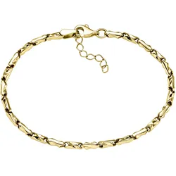 Armband VIVANCE "375/- Gelbgold glanz", gelb, Armbänder, Damen, 19cm, Gold, glänzend