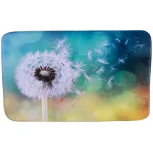 Sanilo Badteppich Pusteblume Türkis 50 x 80 cm