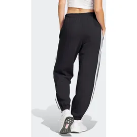 adidas Essentials 3-Streifen French Terry Cuffed Joggers Black / White 2XL