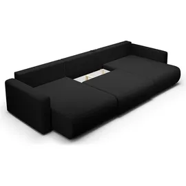 petits-meubles U-sofa 4-sitzig umbaubar Truhe Evy Schwarz
