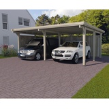 weka Doppelcarport 618 Gr. 1, mit Trapezblech