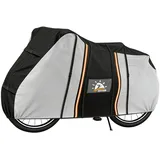 Zettum Fahrradabdeckung für 1 Fahrräder - Fahrradgarage für die Aufbewahrung im Freien Wasserdichtes Outdoor & Heavy Duty, 600D PU Beschichtung Fahrrad Regenschutz für 1 Fahrräder (Transparent)