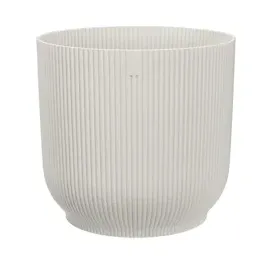 elho Blumentopf Vibes mit Rollen Ø 34,9 cm Seidenweiß
