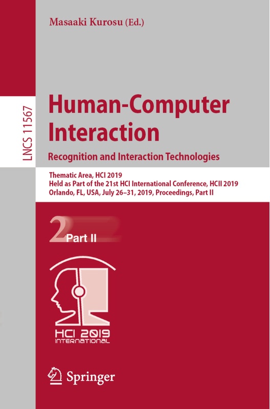 Human-Computer Interaction. Recognition And Interaction Technologies, Kartoniert (TB)