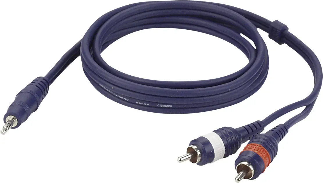 DAP FL30 - stereo mini-jack to 2 RCA male L/R 3 m