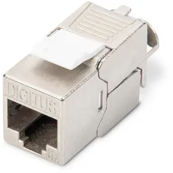 DIGITUS Keystone CAT6a RJ45 Buchse AWG 22-26 360° Werkzeuglos