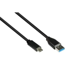Good Connections USB-A auf USB-C 0,5 m Schwarz