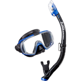 Visio Tri-Ex Schorchelset - Black - Metallic Blue