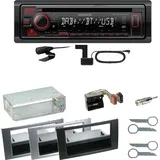 Kenwood KDC-BT450DAB Bluetooth DAB Einbauset für Ford Focus C-Max Fiesta Transit