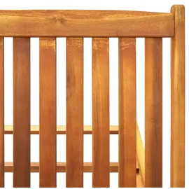 vidaXL Doppel-Sonnenliege 115 x 65 x 85 cm Braun