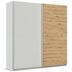 rauch ORANGE Schwebetürenschrank Quadra 225 x 229 cm Dekor Seidengrau