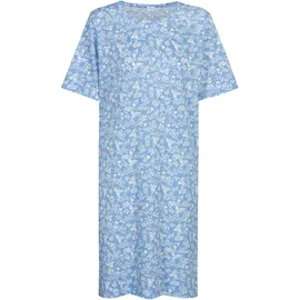 MEY Flower Meadow Nachthemd Blau 3XL