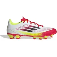 Adidas Herren Fussball-Kunstrasenschuhe F50 League, FTWWHT/CBLACK/SYELLO, 48 2⁄3