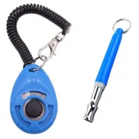 petsation Hundepfeife und Clicker Blau