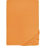 biberna 0077144 Feinjersey 140 x 200 - 160 x 200 cm nektarine