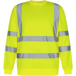 Warnschutz Sweatshirt "8041-253" Safety UV-Schutz - XS - gelb