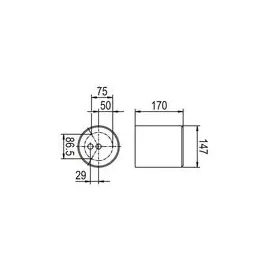 Ridi Ridi-Leuchten LED-Anbaudownlight ALBAR150ADA #0332776