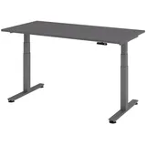 bümö Schreibtisch elektrisch 160 x 80 cm Graphit