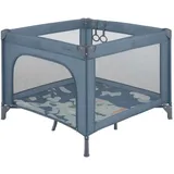 KIKKABOO Kikka boo Laufstall Enjoy Matratze Reißverschluss klappbar Tasche Hängegriffe blau