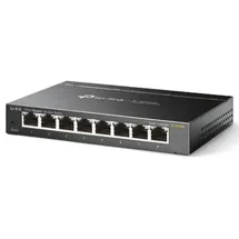 TP-Link TL-SG108S 8-Port Gigabit Ethernet (10/100/1000), Schwarz