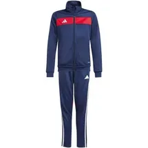 adidas Kinder Sportanzug Tiro 25 Essentials Kids, Größe 164 in Blau NAVBLU/RED