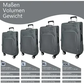 my travel bag 4-Rollen Cabin 55 cm / 26 l grau