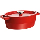 Pyrex Slow Cook Kasserolle 33 cm rot