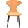 INOSIGN 4-Fußstuhl INOSIGN, orange (orange, schwarz), B:55cm H:85cm, Polyester, Stühle, Gestell aus Stahlrohr, Sitz- und Rückenfläche schaumstoffgepolstert