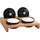 chef cuisine international Mini Cocotte Topf-Set 2-tlg. Mini Cocotte + Servierbrett