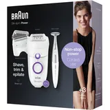 Braun Silk-épil 5 Power 5-825 weiß/lila