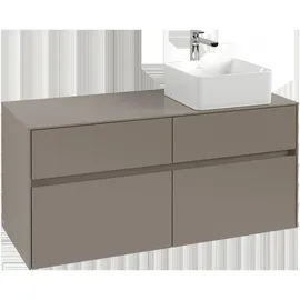 Villeroy & Boch Collaro Waschtischunterschrank C04300AF 120x54,8x50cm, Waschtisch rechts, Soft green