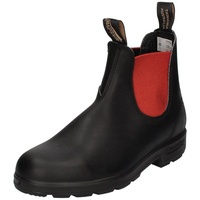 Blundstone Classic 550 Series BLU508-001 Chelseaboots Voltan Black Leather With Red Elastic schwarz 37 EU