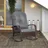 Outsunny Poly Rattan Schaukelstuhl 75 x 98 x 91 cm braun 1 St.