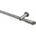 Interdeco GARDINENSTANGE INNENLAUF Platon Verano 420 cm (geteilt in 3 x 140 cm), 1-läufig, 20 mm Ø Edelstahl-Optik