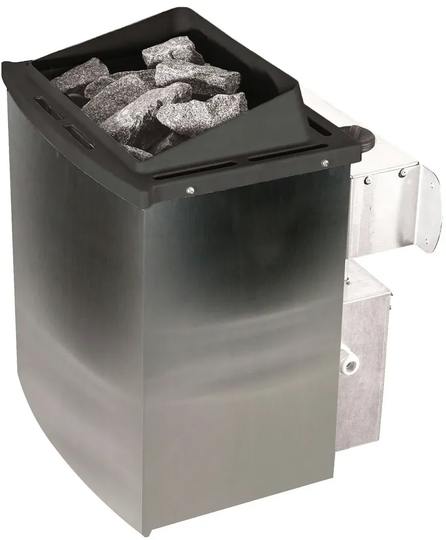 Karibu 9 kW Saunaofen mit integrierter Steuerung (ohne Steine)