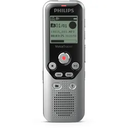 Philips DVT1250 Diktiergerät Interner Speicher & Flash-Karte Schwarz, Grau