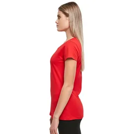 Build Your Brand Damen T-Shirt Ladies Basic Tee, Farbe Heather Grey, Größe S