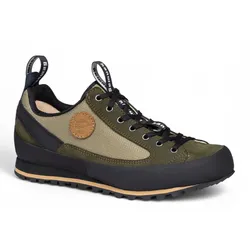 Hanwag Wander-Travelschuhe Rotpunkt Low LL (Veloursleder/Synthetik) olivegrün Herren