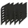 Styro Trennwand styrodoc 280-3015.95 schwarz 5 St./Pack.