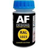 Alex Flittner Designs Lackstift RAL 1023 VERKEHRSGELB stumpfmatt 50ml schnelltrocknend Acryl