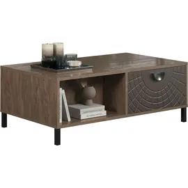 Home Affaire Couchtisch Fusion Braun Eiche 110 x 37 x 60 cm