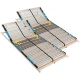 Lattenrost 160x200 Multi-verstellbarer Kopfteil, 42 Latten, 7 Zonen, Made In Germany, Belastung Ca. 150kg