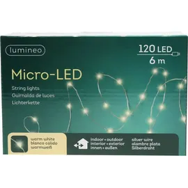 Kaemingk Micro LED Strangbeleuchtung 120 Lichter warmweiß