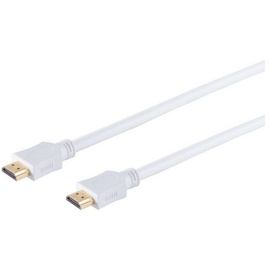 S-Conn D51-5 Premium HDMI Kabel weiß 5,0 m