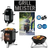 GRILLMEISTER Räucherofen Grill Räuchern Grill Räuchertonne Barbecue NEU OVP