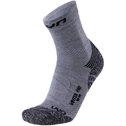 UYN Winter Pro Laufsocken mit Cool-Air-Flow Technologie aus Natex Herren grey/black 45-47
