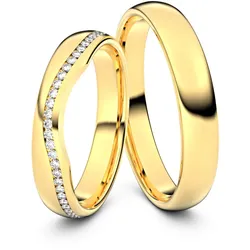 Trauringe Kirchhain 585er Gelbgold - 8059