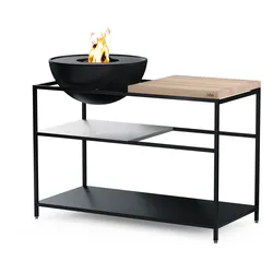 höfats FIRE KITCHEN mit BOWL 57 Plancha-Grillset tief