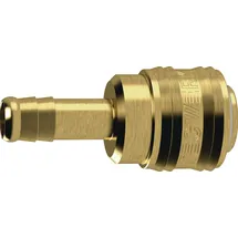 tecwerk Schnellver.Kup.DN 7,2,Tülle MS blk Schlauchweite LW 9 TECWERK