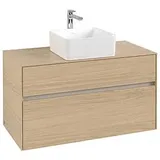 Villeroy & Boch Collaro Waschtischunterschrank | für Aufsatzbecken mittig | Breite 1000 mm##Für Collaro 4A1840 (D: 400 mm) Ohne .. C03800VJ